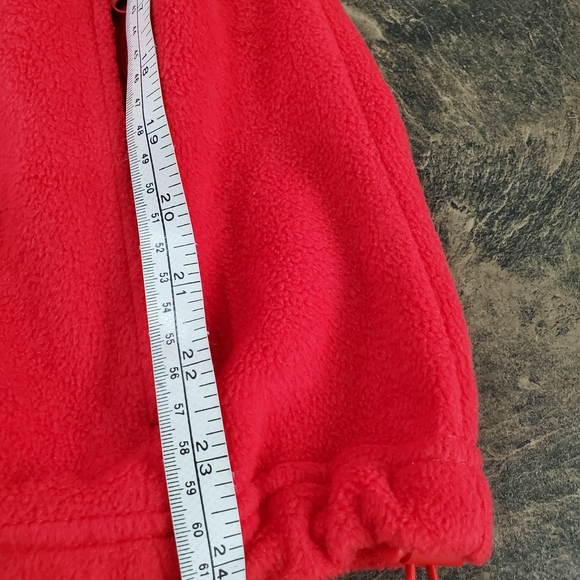 Like New: Columbia Vibrant Red Full-Zip Fleece Medium - Picture 12 of 14